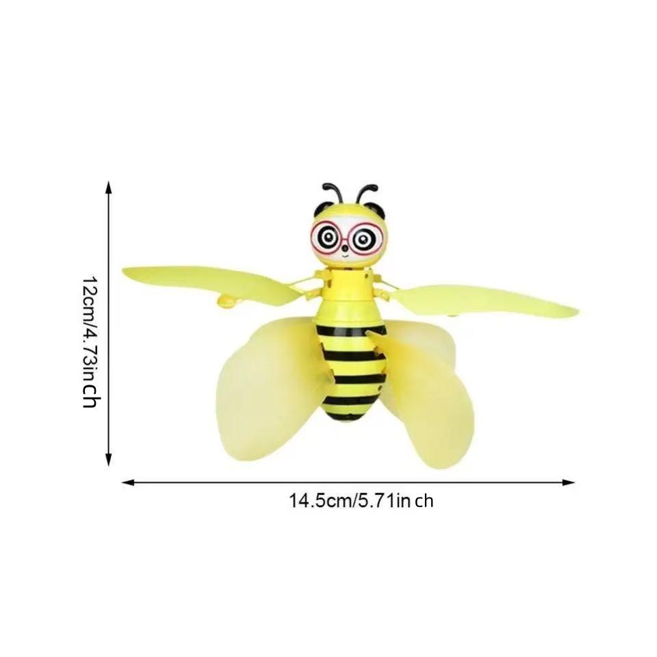 Infrared Remote Control Helicopter Drone Toy, Bright LED Lights, Hand-Controlled, Durable Design, Suitable for Kids and Adults