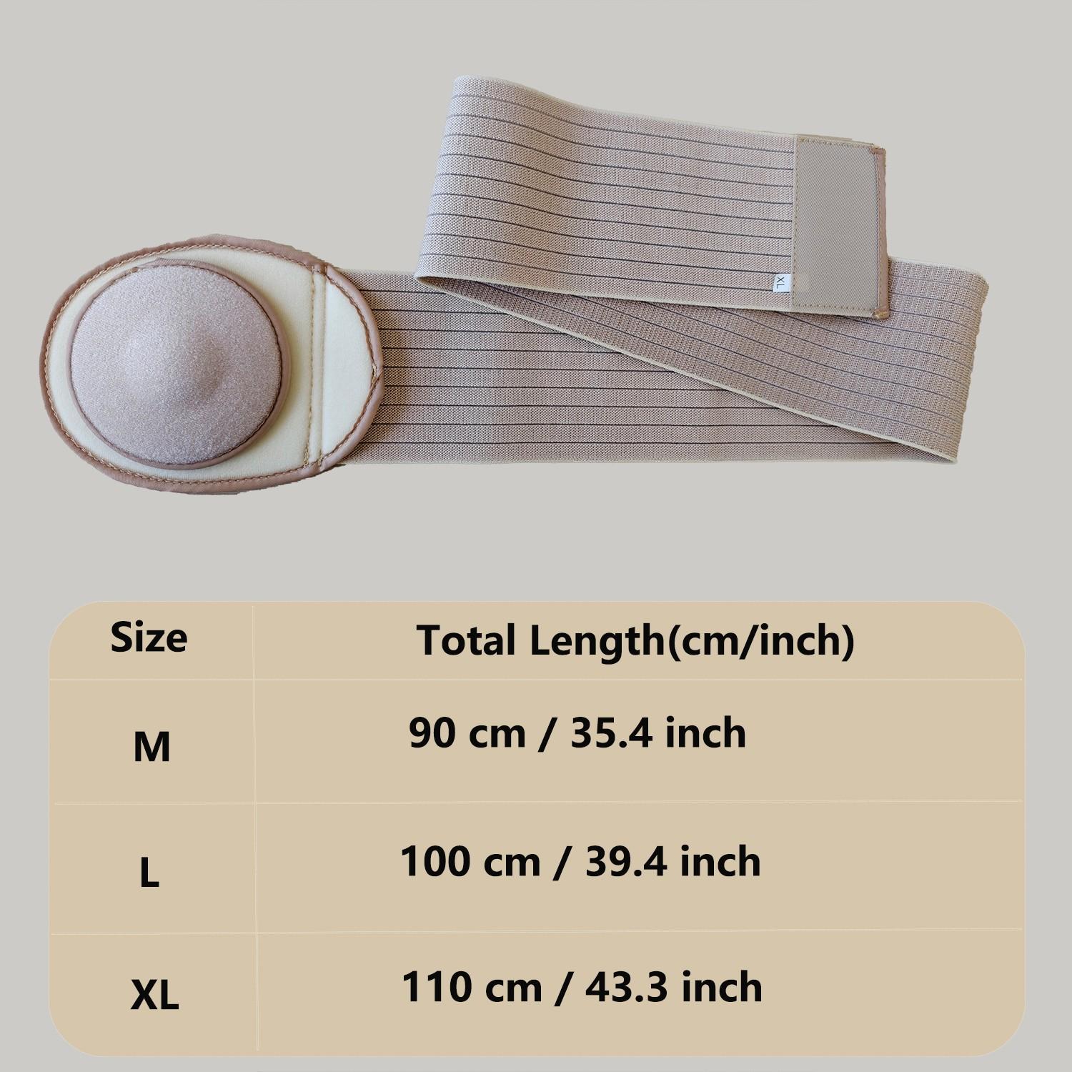 Adult Hernia Belt,Breathable Belly Button Hernia Support Brace With Compression Pad for Small Intestine Gas and Indirect Hernia