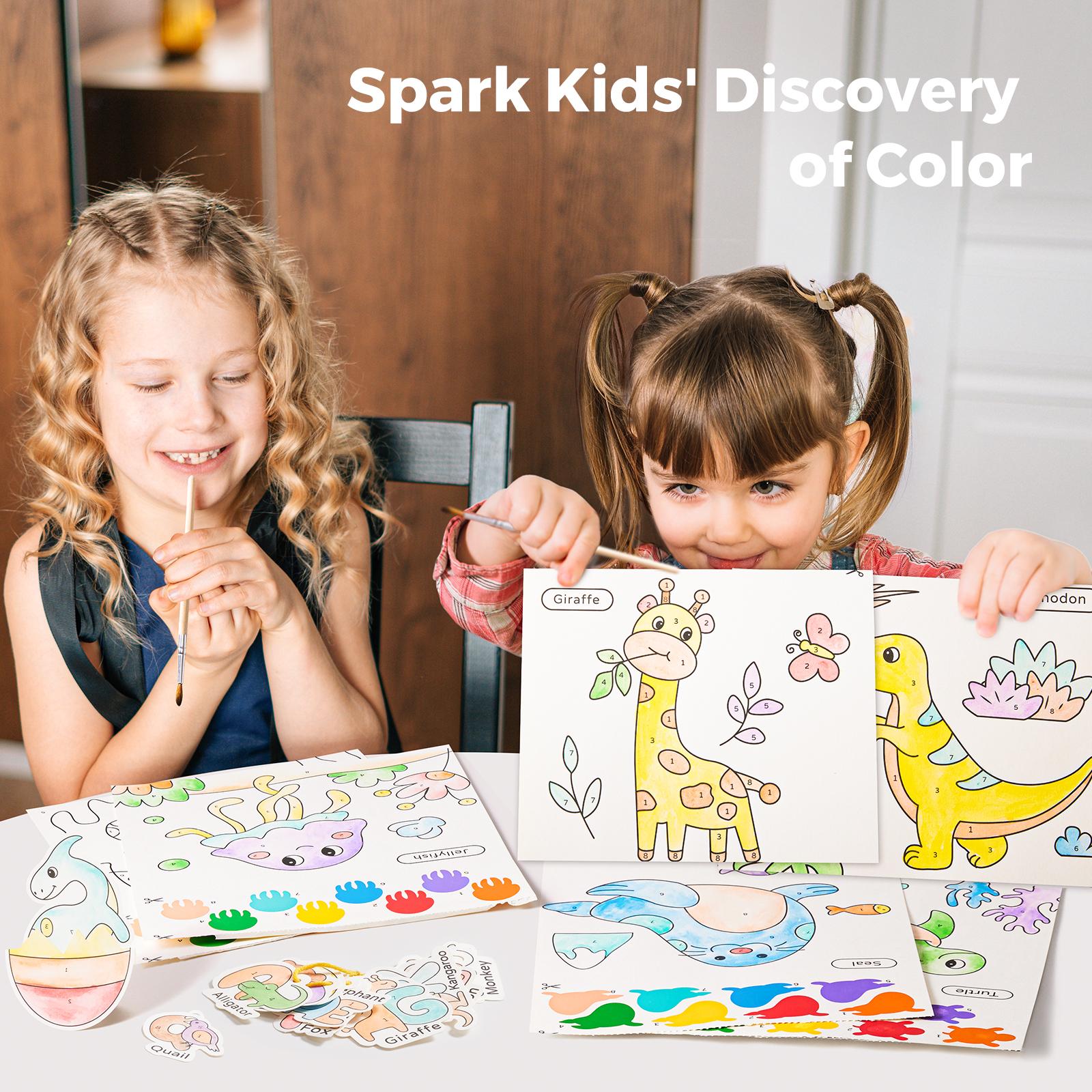 Jar Melo Paint with Water Coloring Books, Kids Watercolor Painting Sets Mess Free Art Craft Drawing Toddler Activities Toy Easter Gifts Jar Melo Paint with Water Coloring Books, Kids Watercolor Painting Sets Mess Free Art Craft Drawing Toddler Activities Toy Easter Gifts