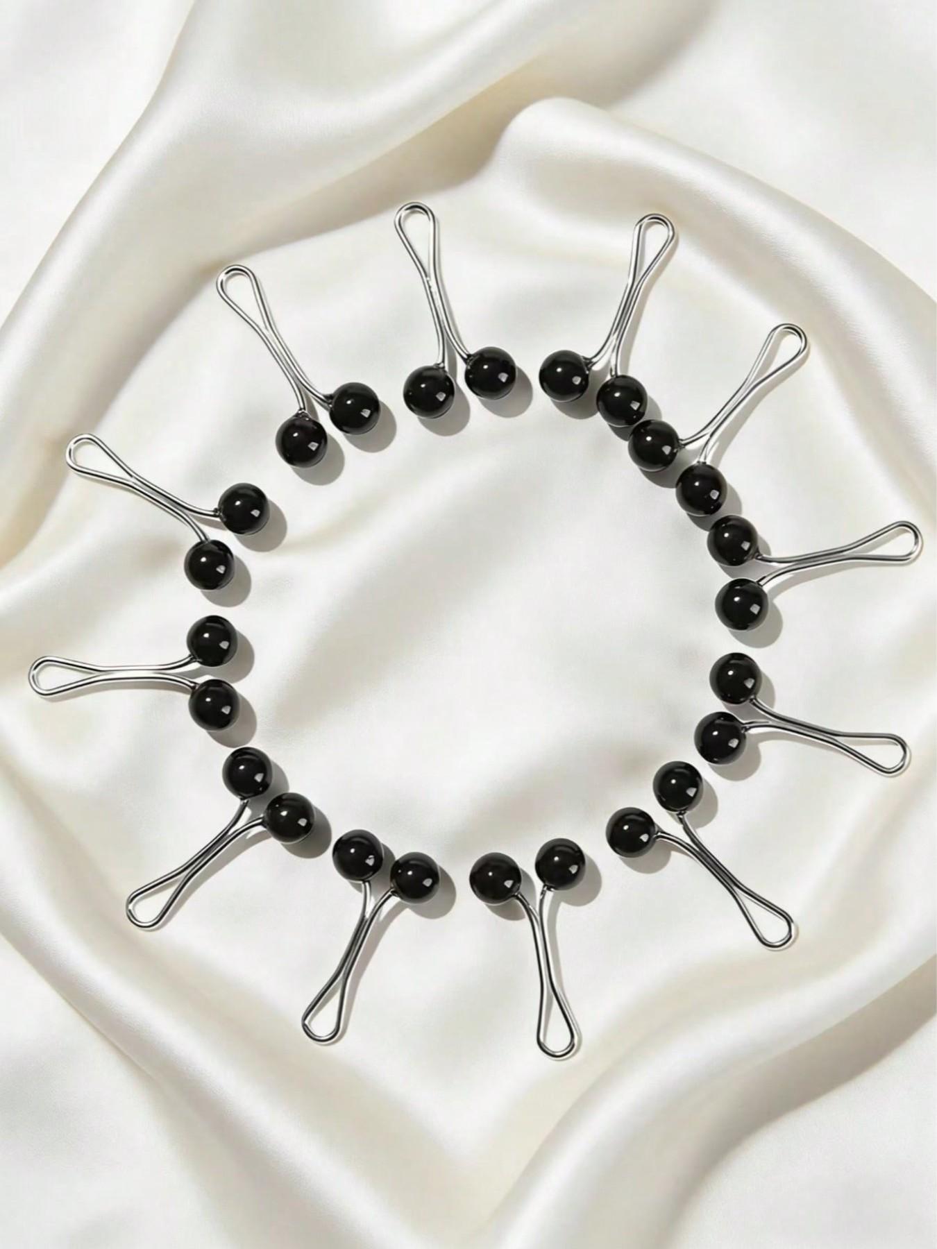 Muslim Hijab Pins(12 Pcs) for Scarves and Shawls, Islamic Safety Pins for Wedding Dress Decoration, Elegant Headscarf Accessories