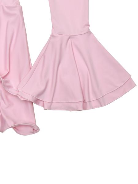 Women's Plain Ruffle Trim Button Dress, Elegant Street Fashion Long Sleeve Dress for Party Club Dating Wear, Ladies Dress for All Seasons