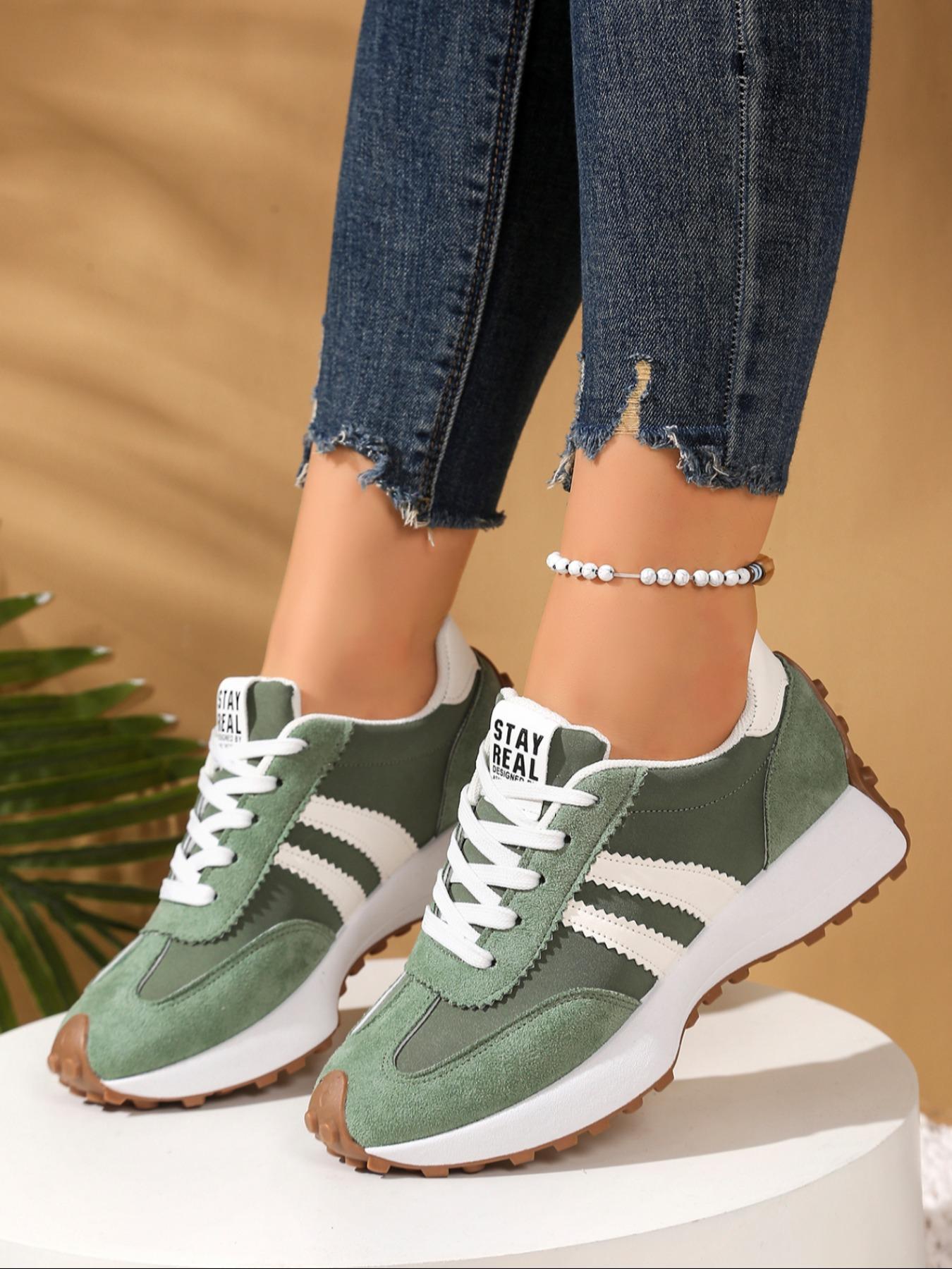 Women's Casual Sneakers, 13 Colors Available, Fashionable Walking Shoes, Comfortable Daily Wear Design, All Season Footwear, Breathable Shoes