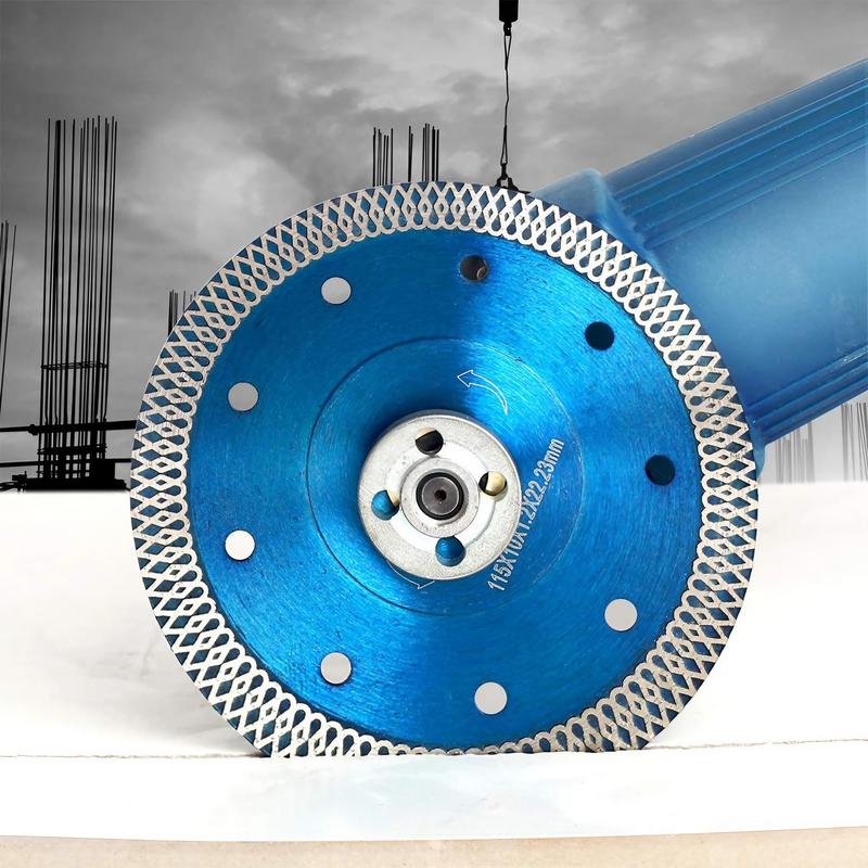 Super Thin Diamond Saw Blade, Dry/Wet Angle Grinder Wheel Disc for Cutting Porcelain Tiles, Granite, Marble, Ceramics, Power Tool Accessories