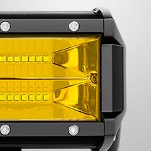 Nilight 18030C-A Amber 2PCS 5Inch 72W Double Row Flood Bar 10800Lumens Driving Fog Led Off Road Lights for Trucks Jeep ATV UTV SUV Boat Marine Waterproof Lightbar