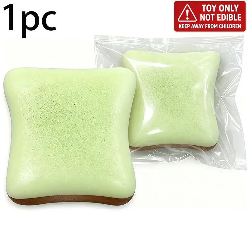 1/4pcs Bread Butter Squishy, Slow Rising Stress Ball, Squishy Fun, Soft Squishy Fidget, Fidget Toy for Adhd, Party Favor Gift, Stress Relief Item, Stress Relief Squishies, Model 2411xy08