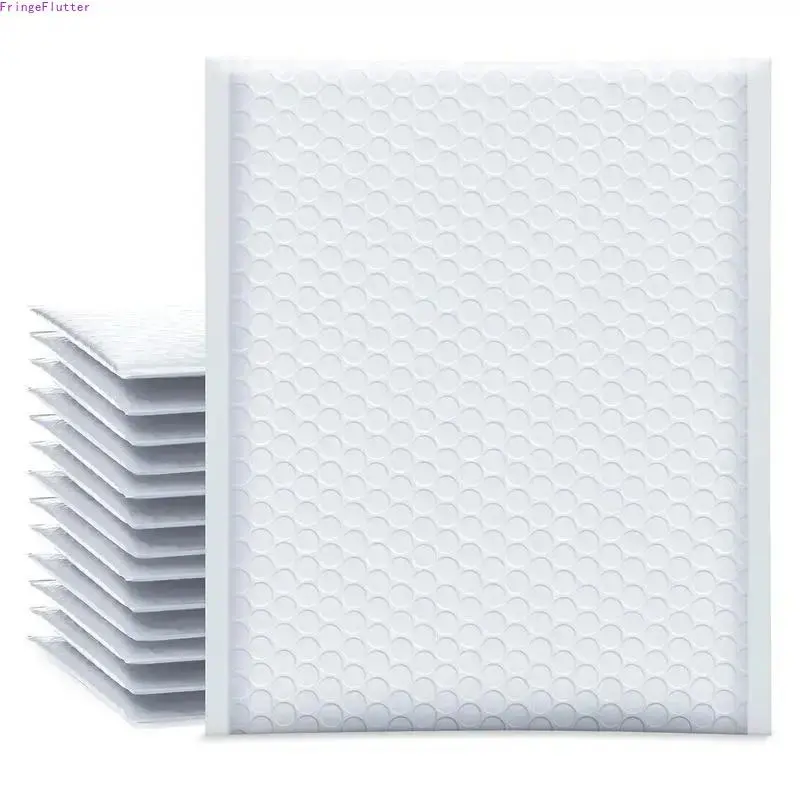 20Pcs Self-Sealing Adhesive Padded Bubble Envelopes - Water-Resistant Shockproof Mailers with Bubble Wrap for Small Business Mailing & Fashion/Clothes/Face Covering Mask Accessories Shipping Supplies, Shockproof Mailer
