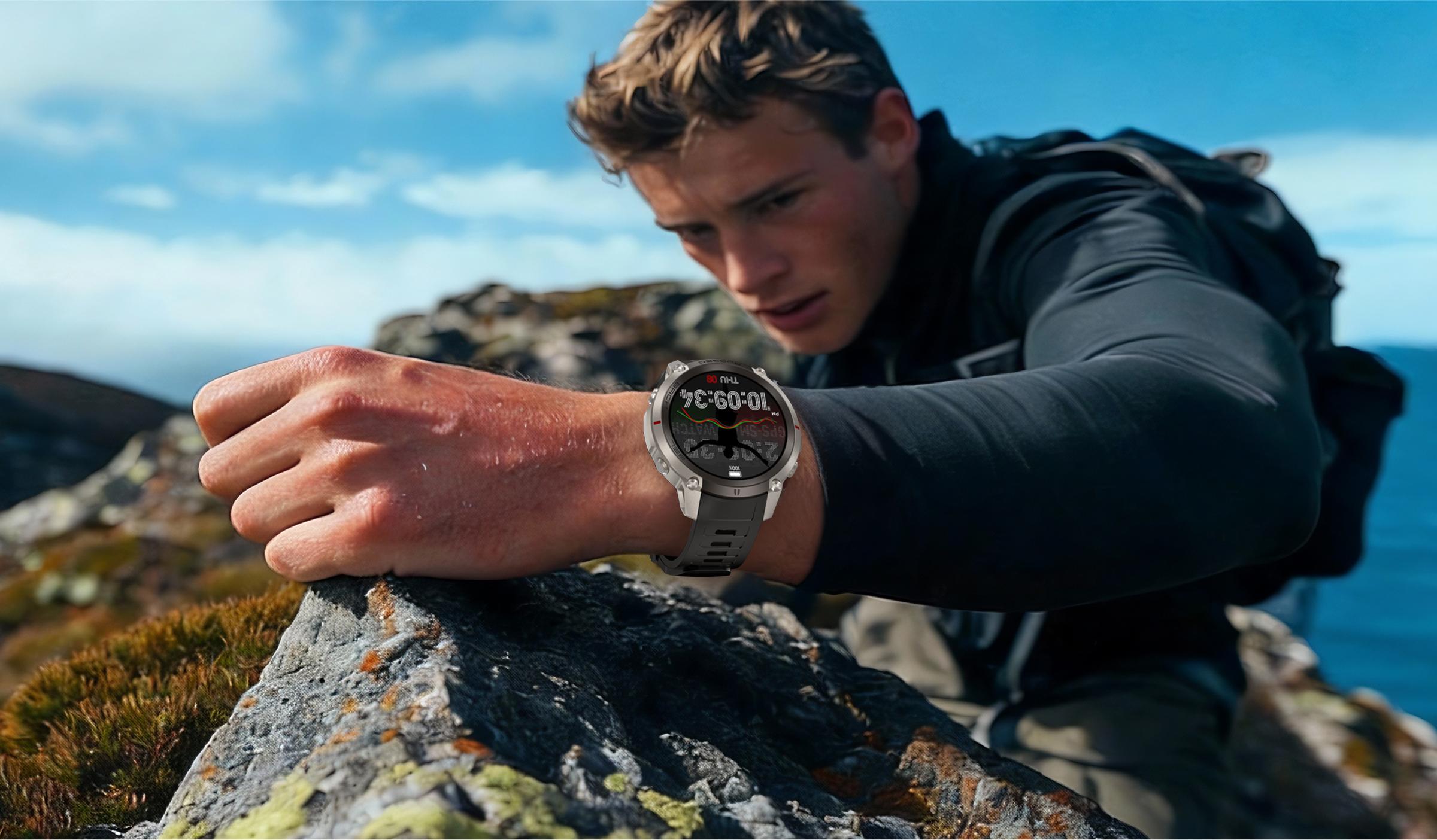 2026 New GPS Smart Watch, 1.43 Inch Amoled Screen, 5ATM Waterproof, 500mah Long Battery, Bluetooth-compatible Connectivity, Outdoor Sports, Sports Smartwatches, Built in GPS Offline Map Downloads