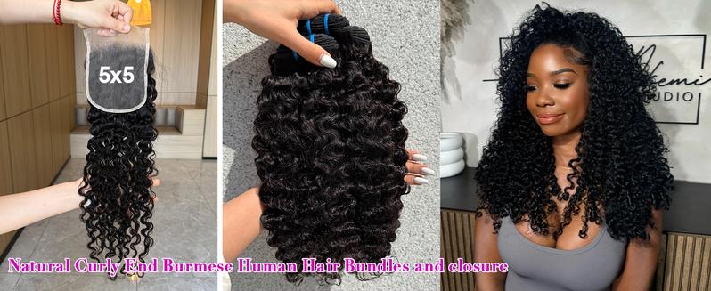 【LIVE-ONLY】VIPbeauty Burmese Curly Bundles Human Hair 100% Unprocessed Virgin Hair Bundles Deals Human Hair Extensions 16A Raw Burmese Curly Human Hair Bundles for Black Women Natural Black Spiral Curly End Human Hair Weft Extensions