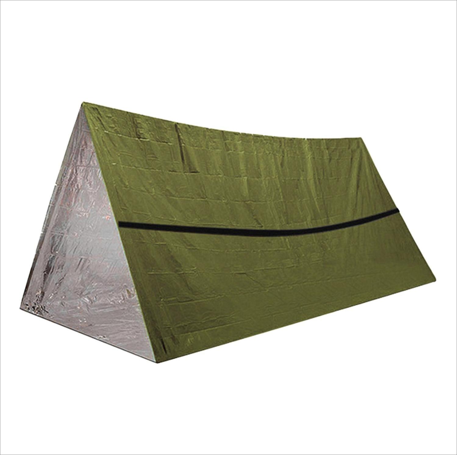Water Windproof, Waterproof, Foldable Thermal Triangular Lightweight Portable Rain Tent – Wind Resistant Emergency Warm Survival Shelter for Camping, Outdoor Hiking Equipment, Lightweight Portable Tent outdoorfun