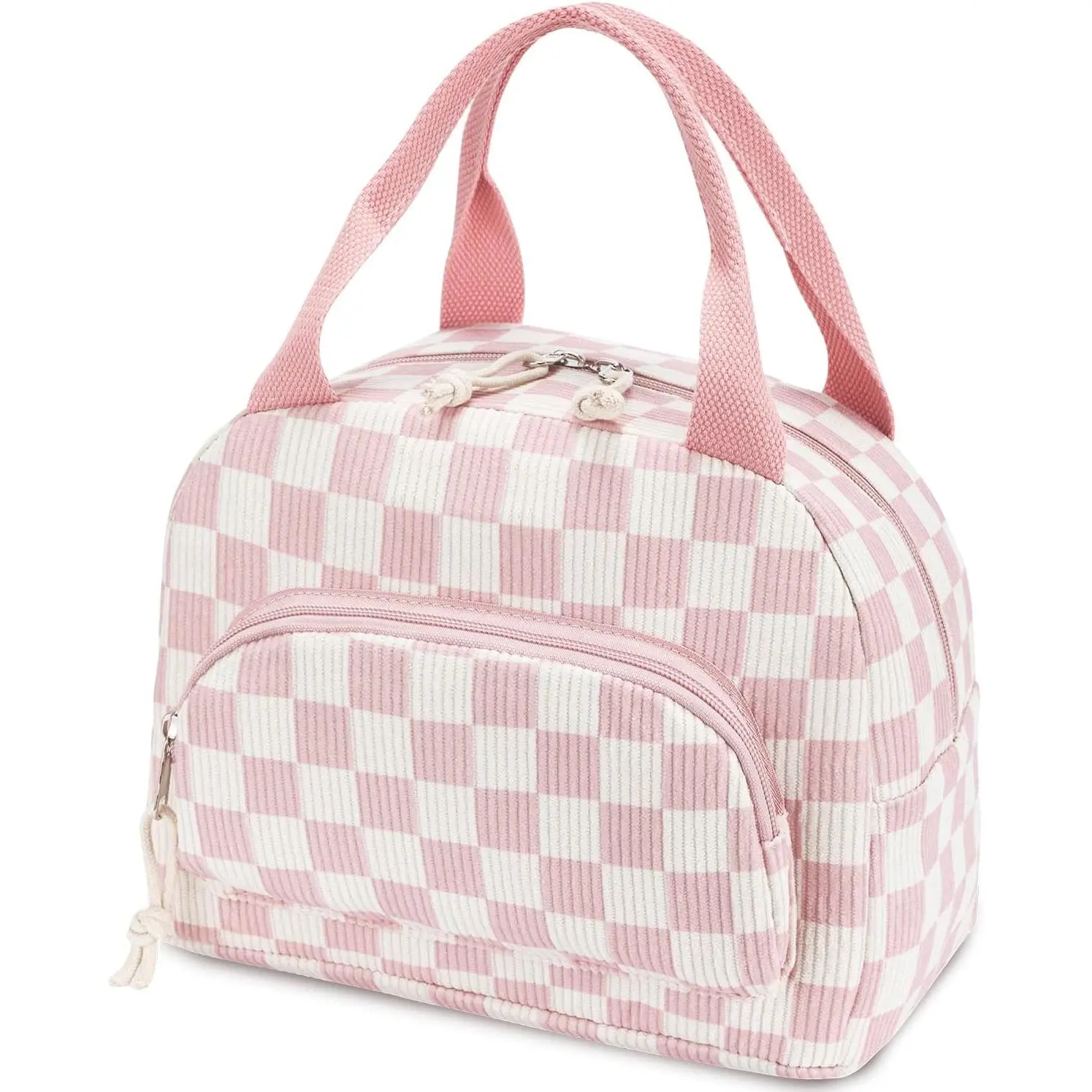 Beige-Pink Plaid