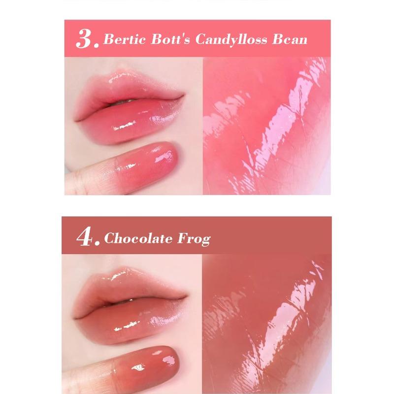 PAGE VINE Mirror Crystal Lip Oil Moisturizing Lip Honey Liquid Lipstick Pure Desire Lip Gloss Non-stick Cup