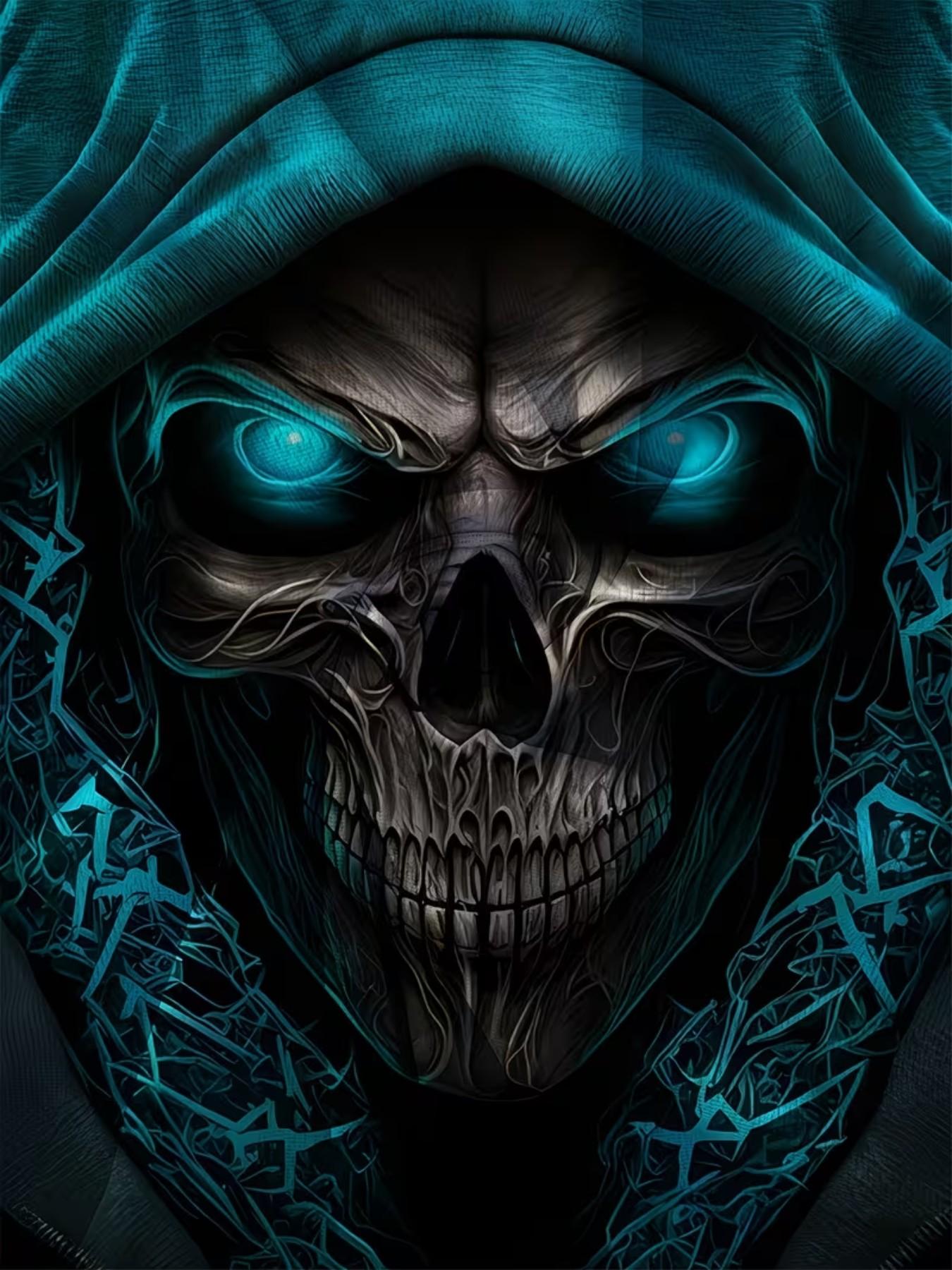 Men's Skull T-Shirt, 3D Printed Skull O-Neck, Oversized Short Sleeve, Casual Slim-Fitting Top, Sports Wear, Men's Clothing