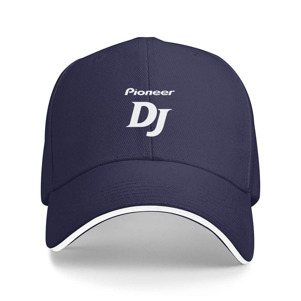 A pioneer DJ music brand printed baseball cap, unisex style, suitable for all seasons