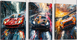 Triptych Canvas Print