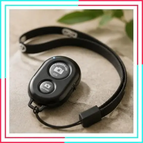 Camera Shutter Remote Control with Bluetooth Wireless Technology - Create Amazing Photos and Videos Hands-Free - Compatible with Most Smartphones and Tablets iOS and Android