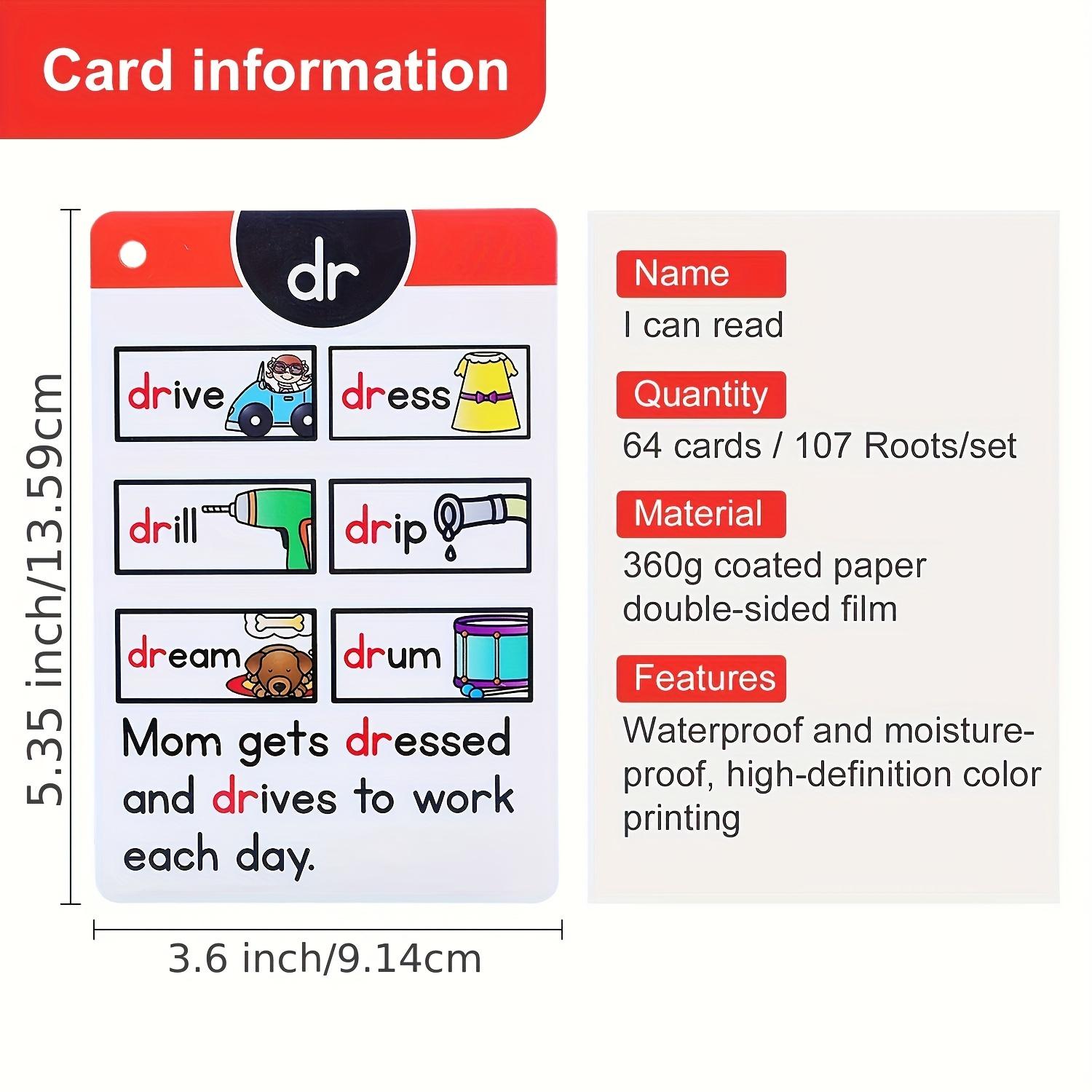 Phonetic Symbol Flashcards - CVC Vocabulary Learning Cards, featuring colorful illustrations, educational cognitive games suitable for teenagers, memory aids, phonetic symbols, English teaching materials, flashcards, and school supplies.