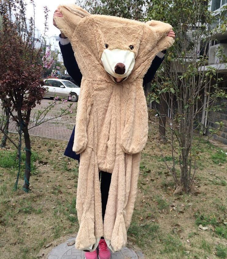 100cm-200cm America Giant Teddy Bear Plush Toys Soft Teddy Bear Skin Popular Birthday & Valentine's Gifts For Girls Kid's Toy