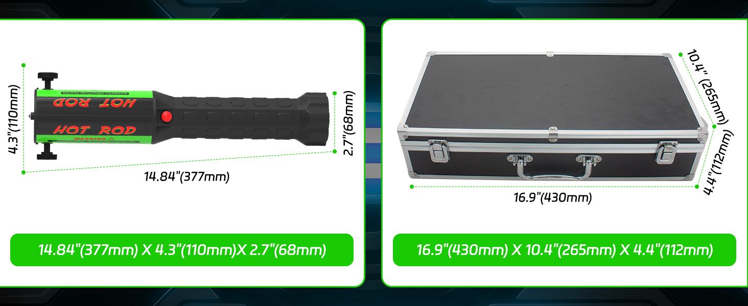 SOLARY Green Induction Heater Kit – 1100W Durable Rusty Bolt Remover with Coils & Black Aluminum Case