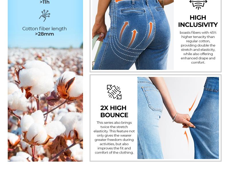 Sidefeel Women's Wide Leg Jeans High Waisted Zimbaplatinum Stretchy Straight Leg Jeans Buttoned Loose Denim Pants with Pocket