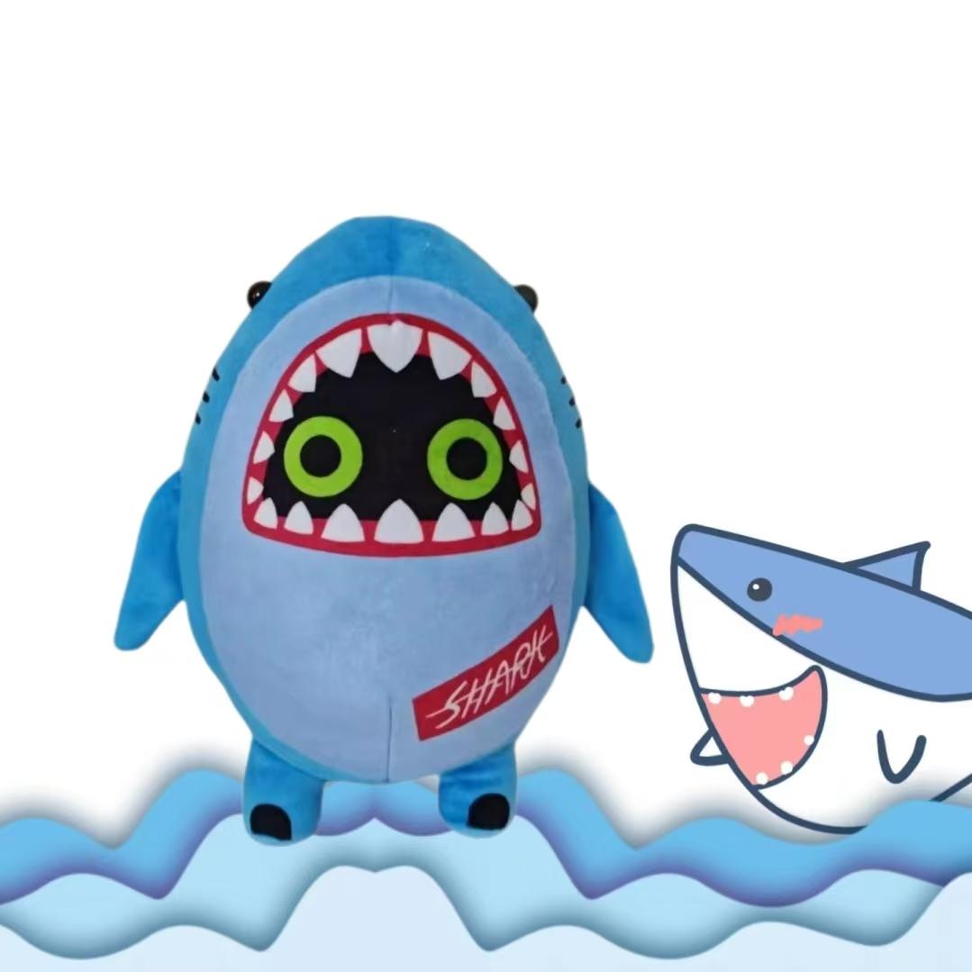 Game Zenless Zero  Plush Figure Sharks Bangboo Plush 9 inch Anime Plush Toy Soft Stuffed Plushies Gift for Games Fans and Kids