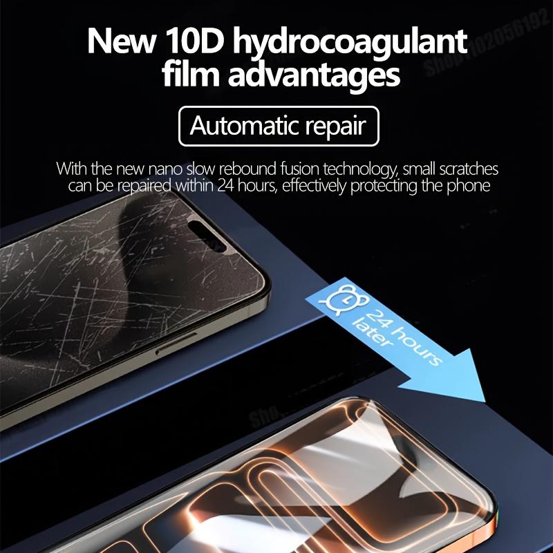 5 pack HD Hydrogel Soft Cellphone Smartphone Screen Protector for iPhone 17 Air/16e/17/16/15/14/13/12/11/Pro Max/Pro/Plus/Mini/XR/X/XS/XS MAX,HD Clarity,Seamless Fit,dynamic island compatible,scratch resistant,fingerprint protection