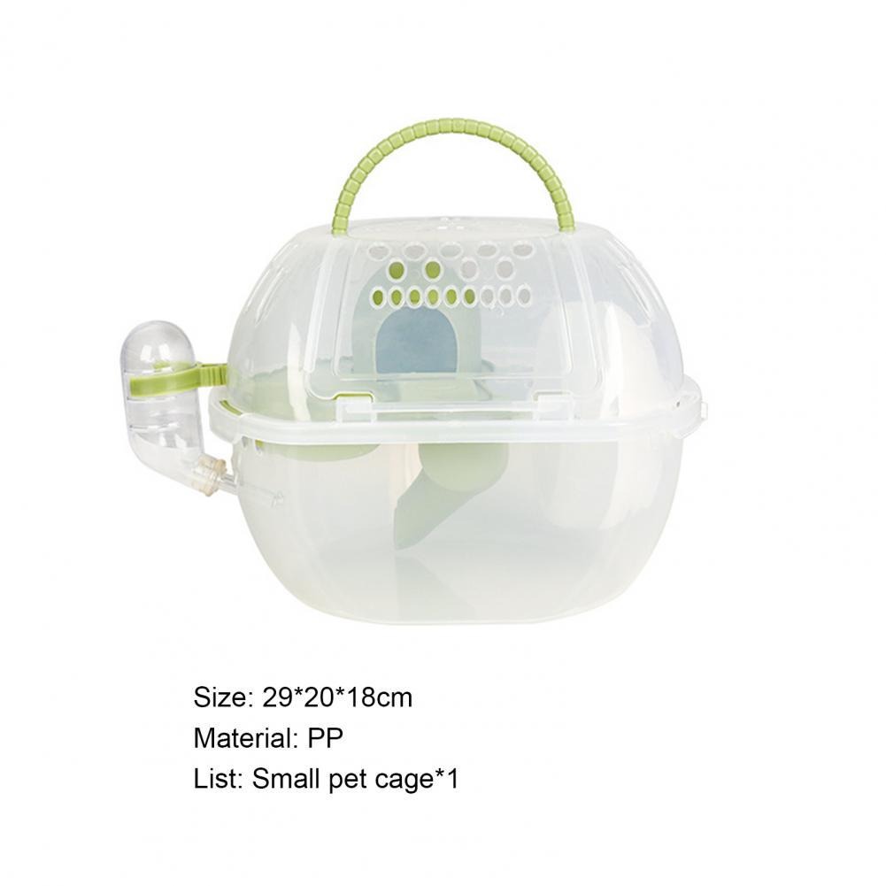 Hamster Travel Cage Hand-held Gift Keep Warm Small Animal Hamster Go Out Box Hamster Carrier Cage Pet Accessories