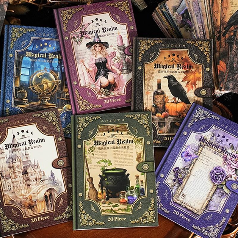 Magic World Series Material Paper Set, 6 Pieces, Ideal for Crafting and DIY Projects, High-Quality Craft Supplies, Perfect for Creativity Enthusiasts