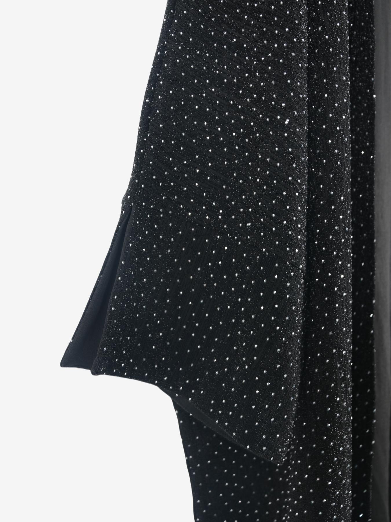 Women's Long Coat Full Rhinestone Luxury Party Loose Fit, Elegant Holiday Outerwear, Stylish Evening Wear, Fashionable Winter Clothing