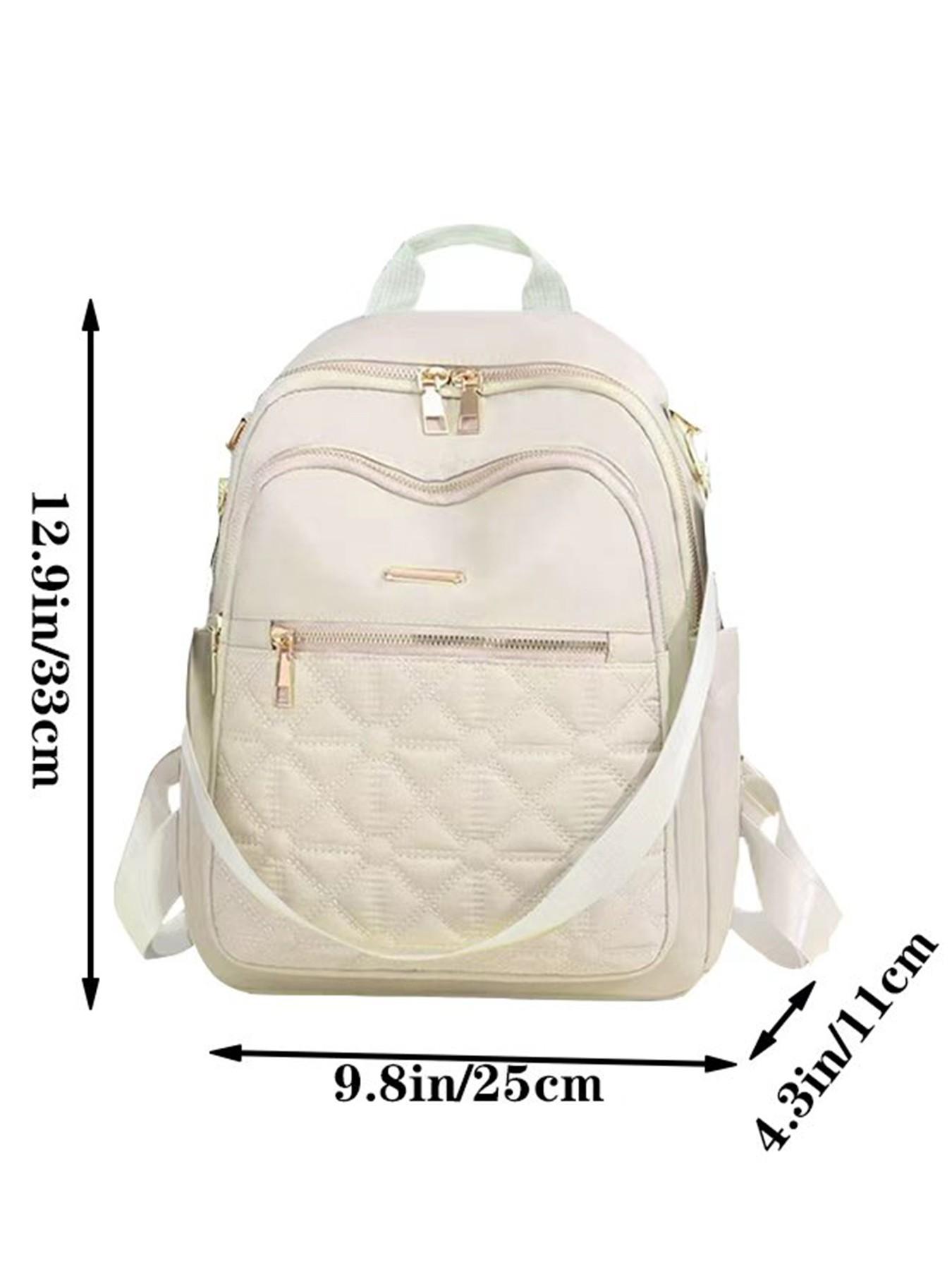 Oxford Cloth Backpack New Fashion Versatile Women's Bag Lightweight Travel Large Capacity Bookbag Office Use Travel Backpacks