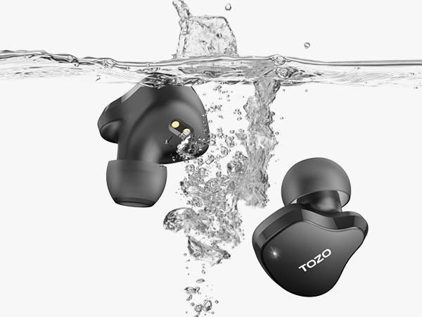 TOZO-Crystal Buds Bluetooth 5.3 True Wireless Stereo Earbuds IPX8 Waterproof Audio Digital Earphones Headphone Space Electronic Headset in-ear earphone FathersDayGift