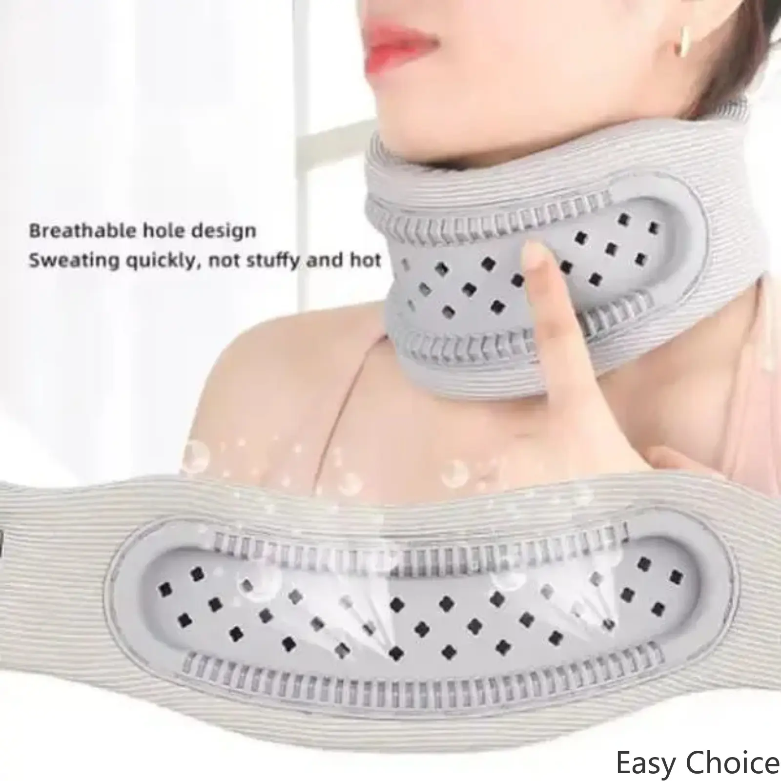 Memory Foam Cervical Support Neck Brace, Adjustable Orthopedic Neck Collar For Sleep Pain Relief, Medical Neck Support Device For Neck Injury Recovery