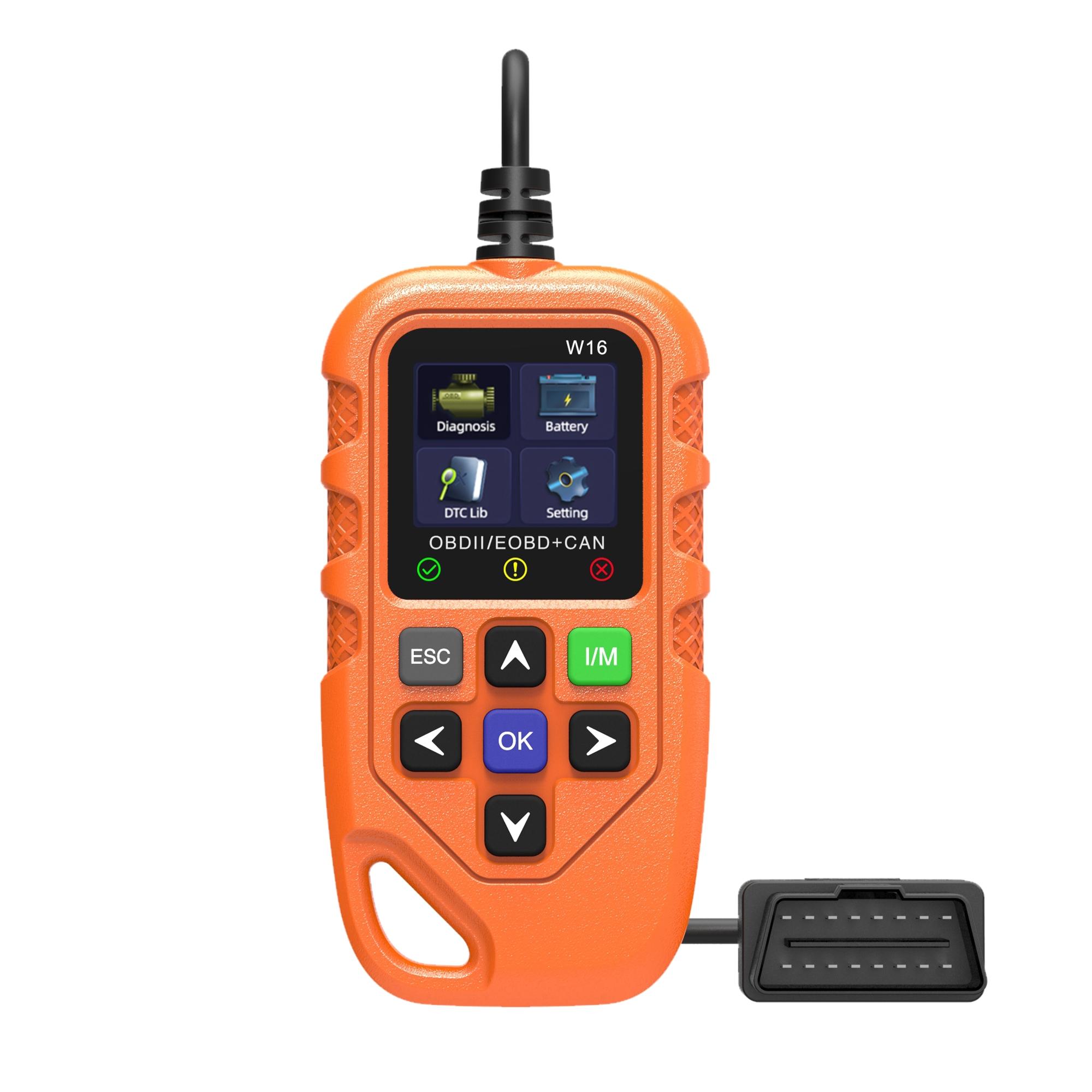 Obd2 Scanner Diagnostic Code Reader, Car Voltage Tester Engine Fault Scan Tool, Charging Test Diagnostics, Model Xinghao V119, No Battery