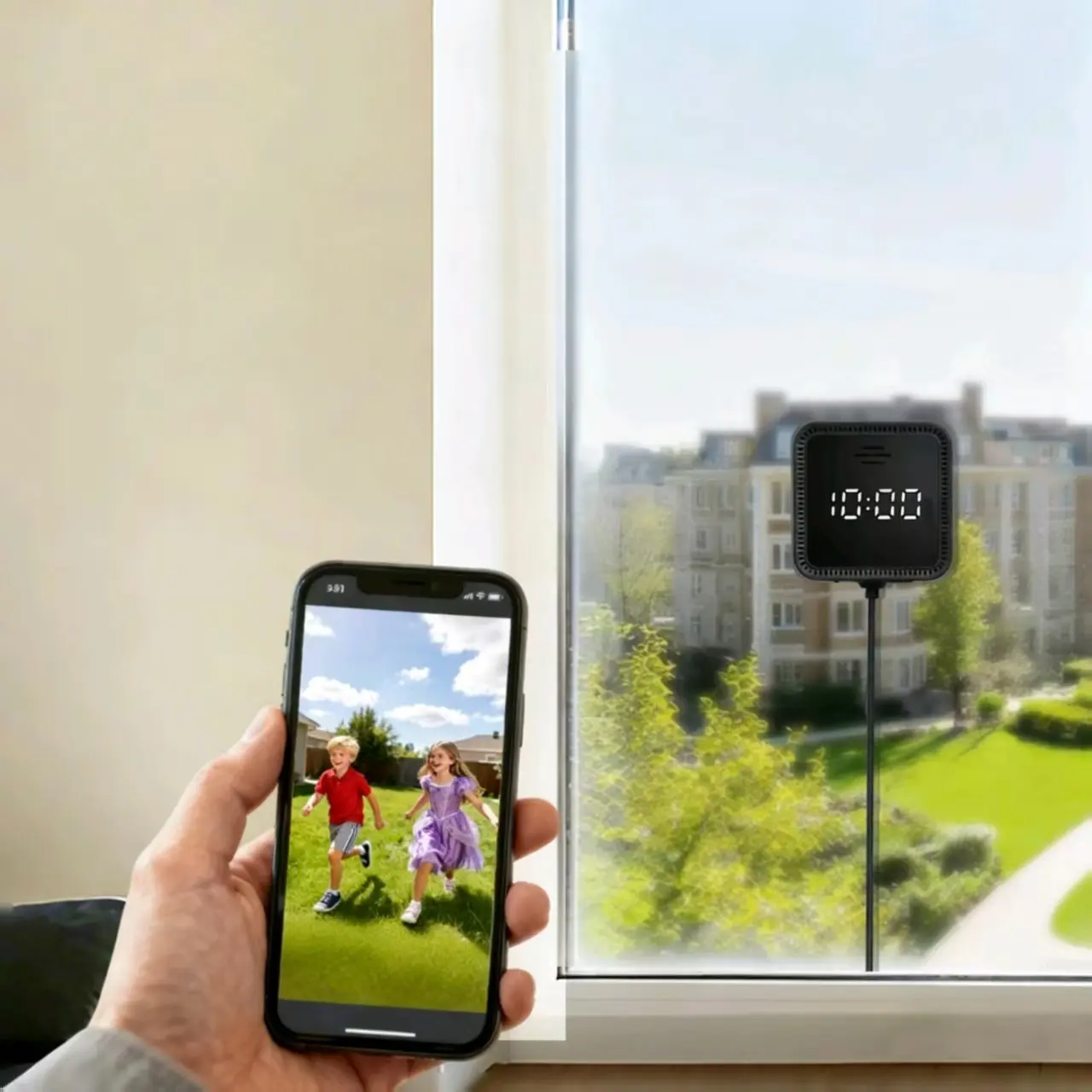 Fish Tank Window Glass Camera Mount, HD Wireless WiFi Home Security Camera, Wifi Monitoring Camera, Starlight Night Vision, Real-Time Remote Viewing Via Phone