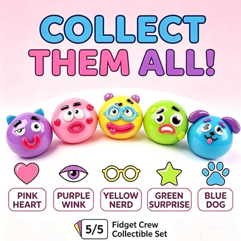 LDSK Smushers Squishy - Curiosities Smushers Dog Face Swap Squishy Soft Moldable Cute Slow Rise Relaxing Sensory Fidget Relief Anxiety Stress Fun with Interchangeable Faces for Tactile Play Fun