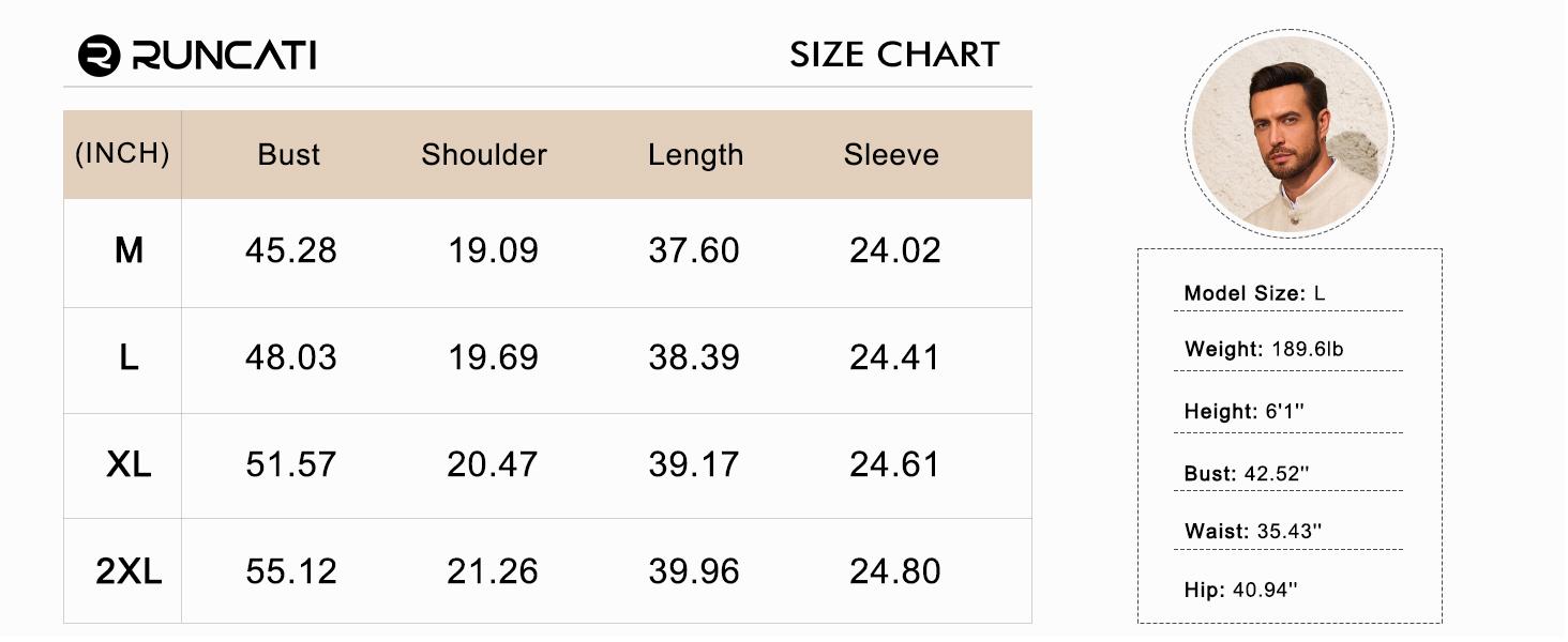 Runcati Mens Kurta Coats Indian Mandarin Collar Attire Ethnic Outfits Wedding Festive Party Clothing Casual Kaftan Robe