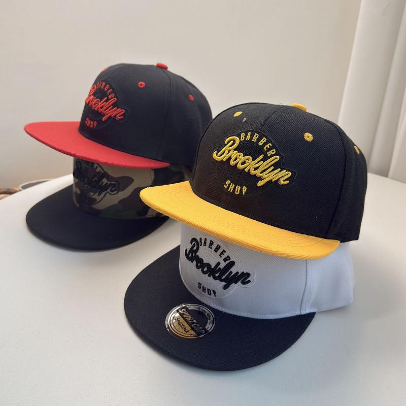 2025 New Spring Hip-Hop Cap with 3D Embroidered Letters, Flat Brim Baseball Cap, Street Casual Street Dance Hat