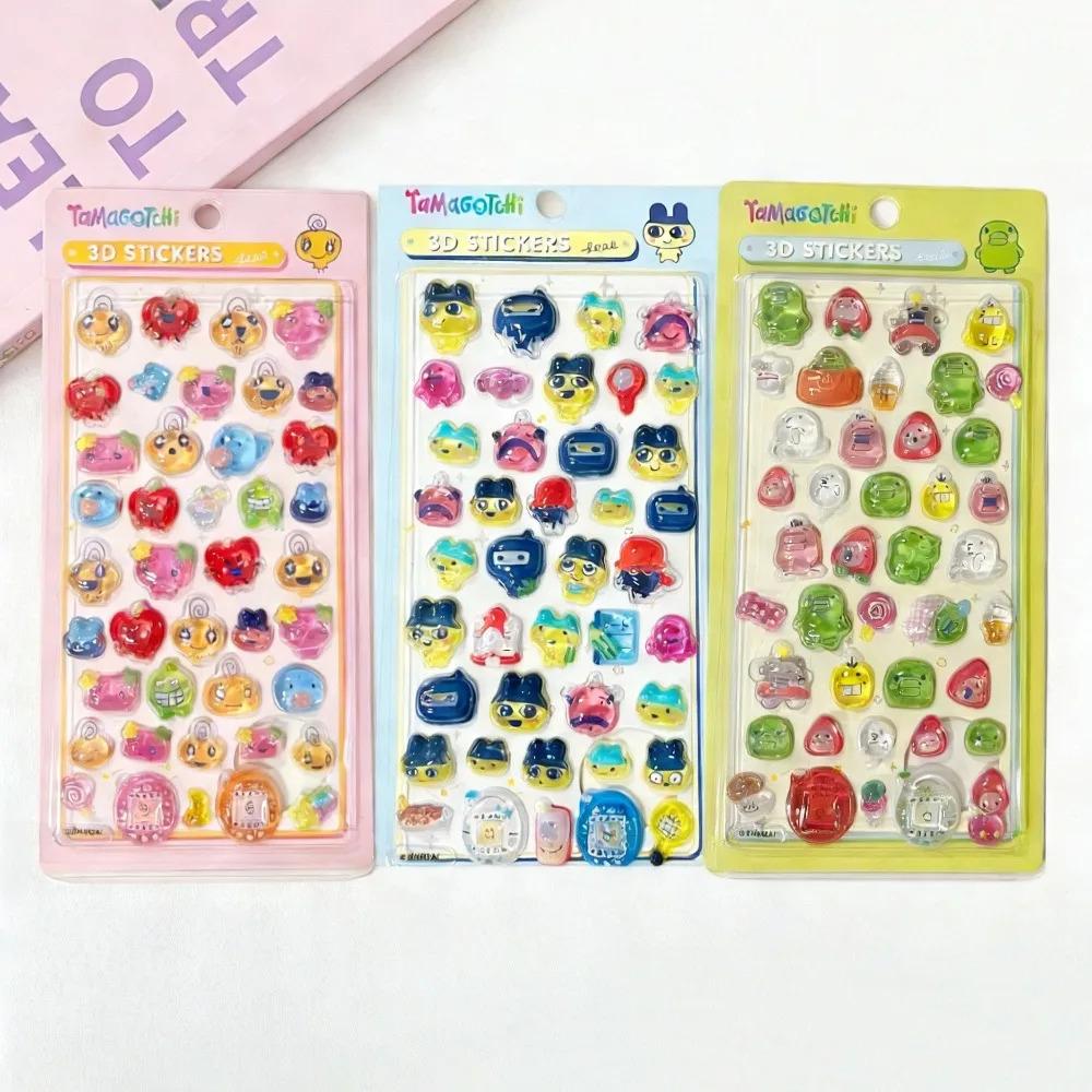 Cute Cartoon 3D Puffy Bubble Stickers Waterproof Vinyl Kawaii DIY Stickers for Scrapbooking Journal Planner Decoration Craft Stationery and Gift Making
