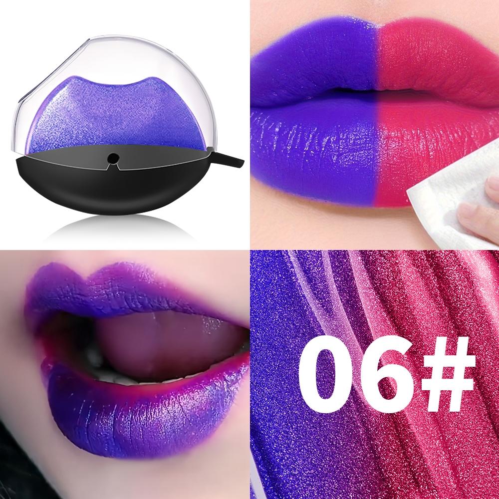 Huasurv Temperature Change Lip Balm, Long-Lasting Moisturizing Shine, Portable Non-Fading, Natural Finish, Hs3775-06