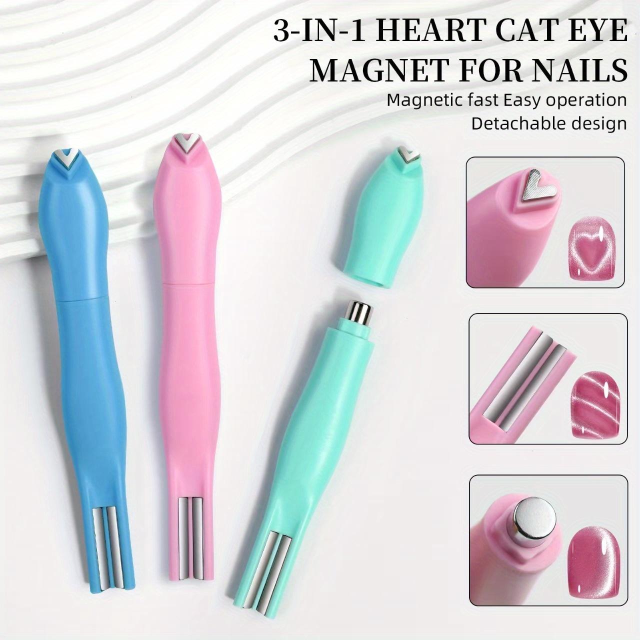 1 multi-functional magnetic cat's eye manicure tool, women's only, user-friendly, durable material, ideal manicure set, a great gift for beauty lovers, Nail Care