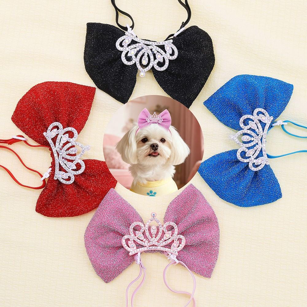 1pc Crown Cute Dog Adjustable Pet Headband, Suitable for Small Medium Pets, Perfect for Photography Daily Beauty, Adorable Design