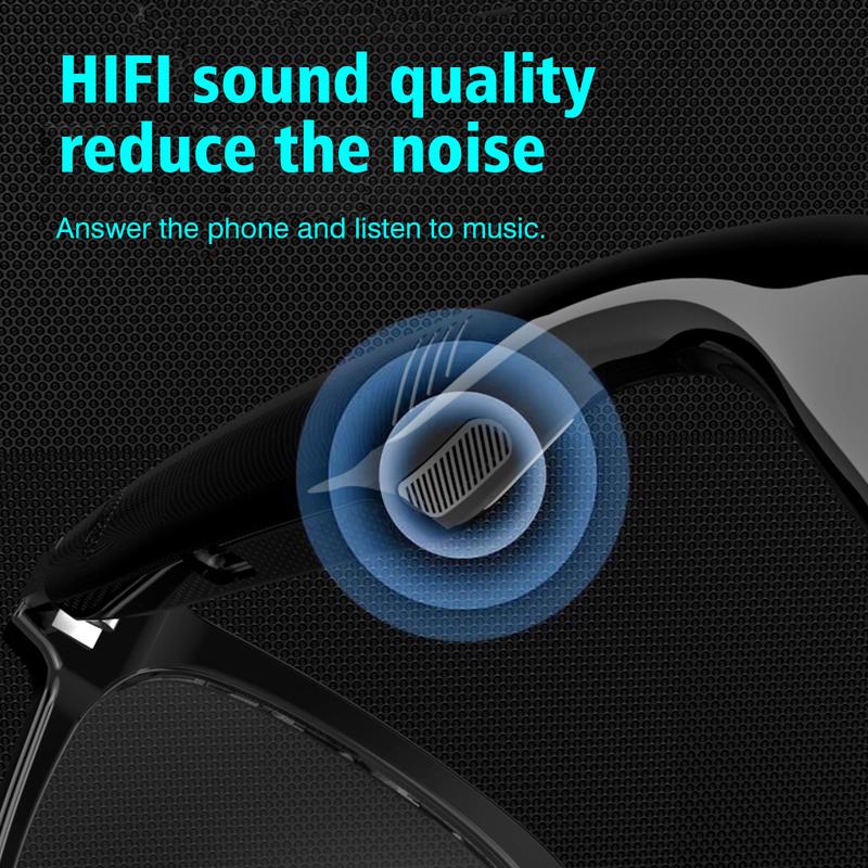 Unisex Multifunctional Smart Glasses – Wireless Communication, Music Streaming, High-Definition Lenses, Touch Control, iOS/Android Compatible
