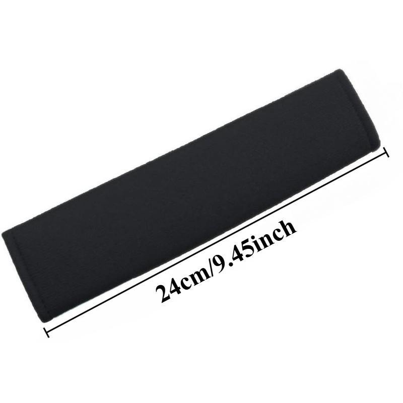 4-Pack Fabric Car Safety Belt Shoulder Pads, Comfortable Pressure Relief, Sweat-Absorbing, Anti-Chafing, Backpack Shoulder Pad Protector