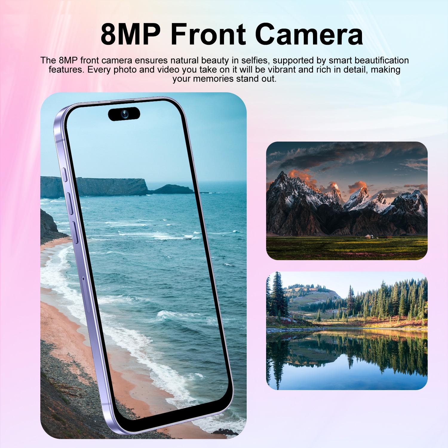 Astarry-17 Pro Max Touchscreen Smartphone, 6.8-Inch Screen, 6gb RAM, 64GB Storage, Octa-Core Processor, 3500mah Battery, Android System, 8+20mp Camera