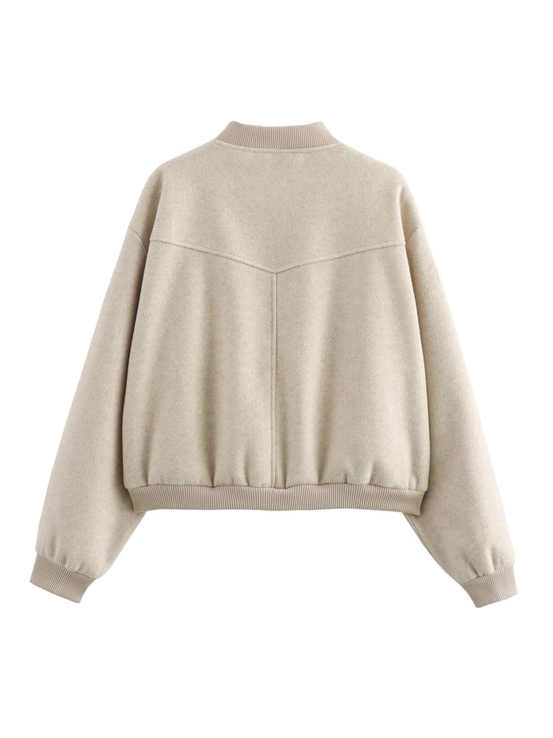 Women's casual jacket, stylish and comfortable design, perfect for everyday wear, a versatile fashion staple for spring and autumn.