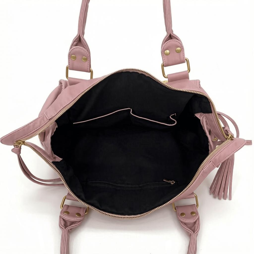 Women's shoulder bag, Stylish crossbody bag, women's retro Y2K spicy girl handbag, Casual trendy bag, large capacity, multiple pockets, punk diagonal cross bag, washed and worn vegan leather bag, suitable for vacation, shopping, work
