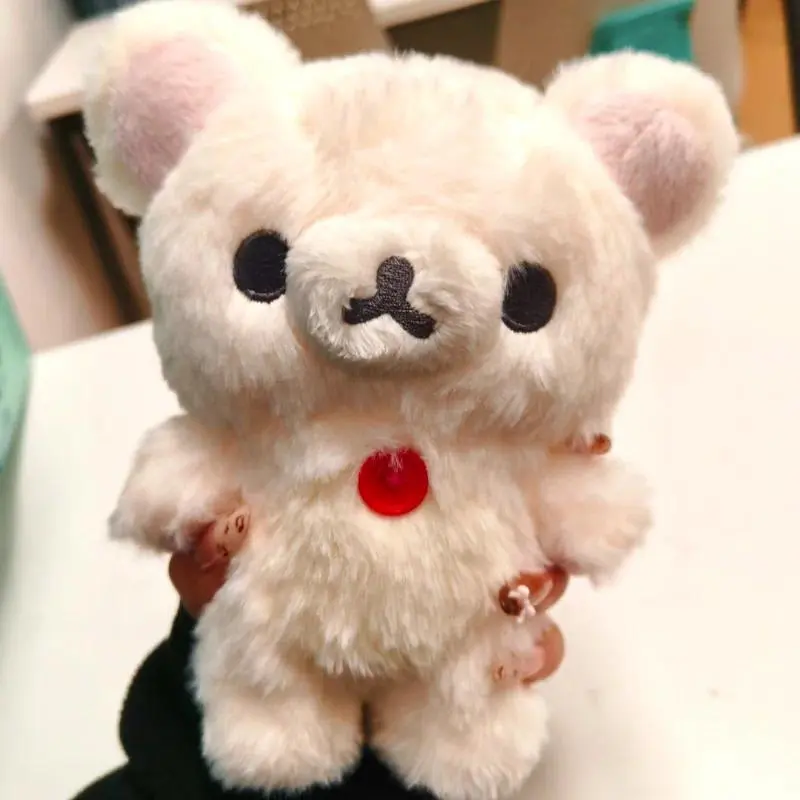 20cm Rilakkuma Plush Doll Long Haired Series Super Soft Kawaii Cartoon Bear Cute Stuffed Animal Basic Style Kids Gift