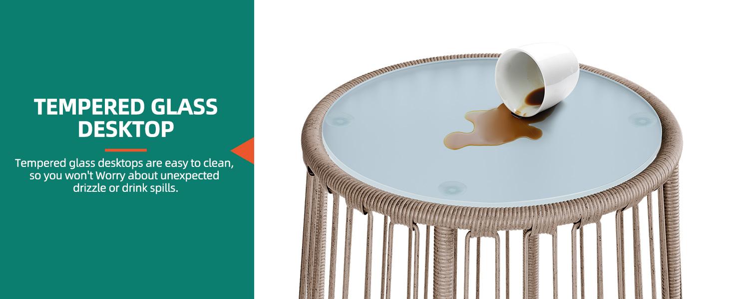 YITAHOME Patio Furniture Set, 3 Pieces Outdoor Wicker Rattan L-Shaped Sectional Sofa Set, Detachable Lounger with Cushions and Coffee Table for Backyard, Porch, Balcony - Beige YITAHOME Patio Furniture Set, 3 Pieces Outdoor Wicker Rattan L-Shaped Sectional Sofa Set, Detachable Lounger with Cushions and Coffee Table for Backyard, Porch, Balcony - Beige