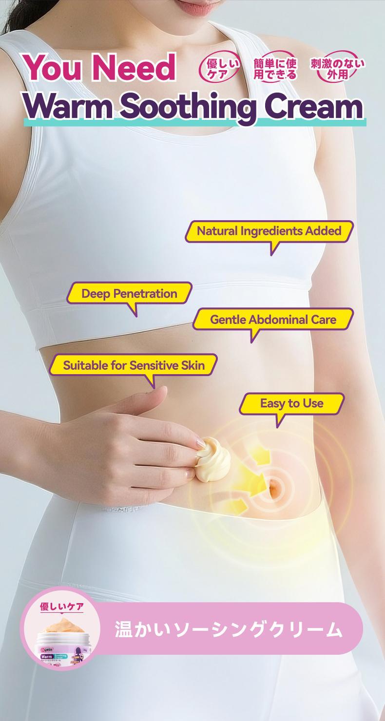 Oxyelle Uterine Warming Gel with Ginseng & Rose Extract for Women's Comfort Hot Compress Heating Pad Stickers Natural Ingredients Gentle Formula