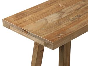 HOKYHOKY Reclaimed Solid Wood Console Table, 43.3" Farmhouse Entryway Table, Narrow Couch Tables Behind Sofa, 2 Tiers Accent Tables for Hallway, Entrance, Foyer, Living Room