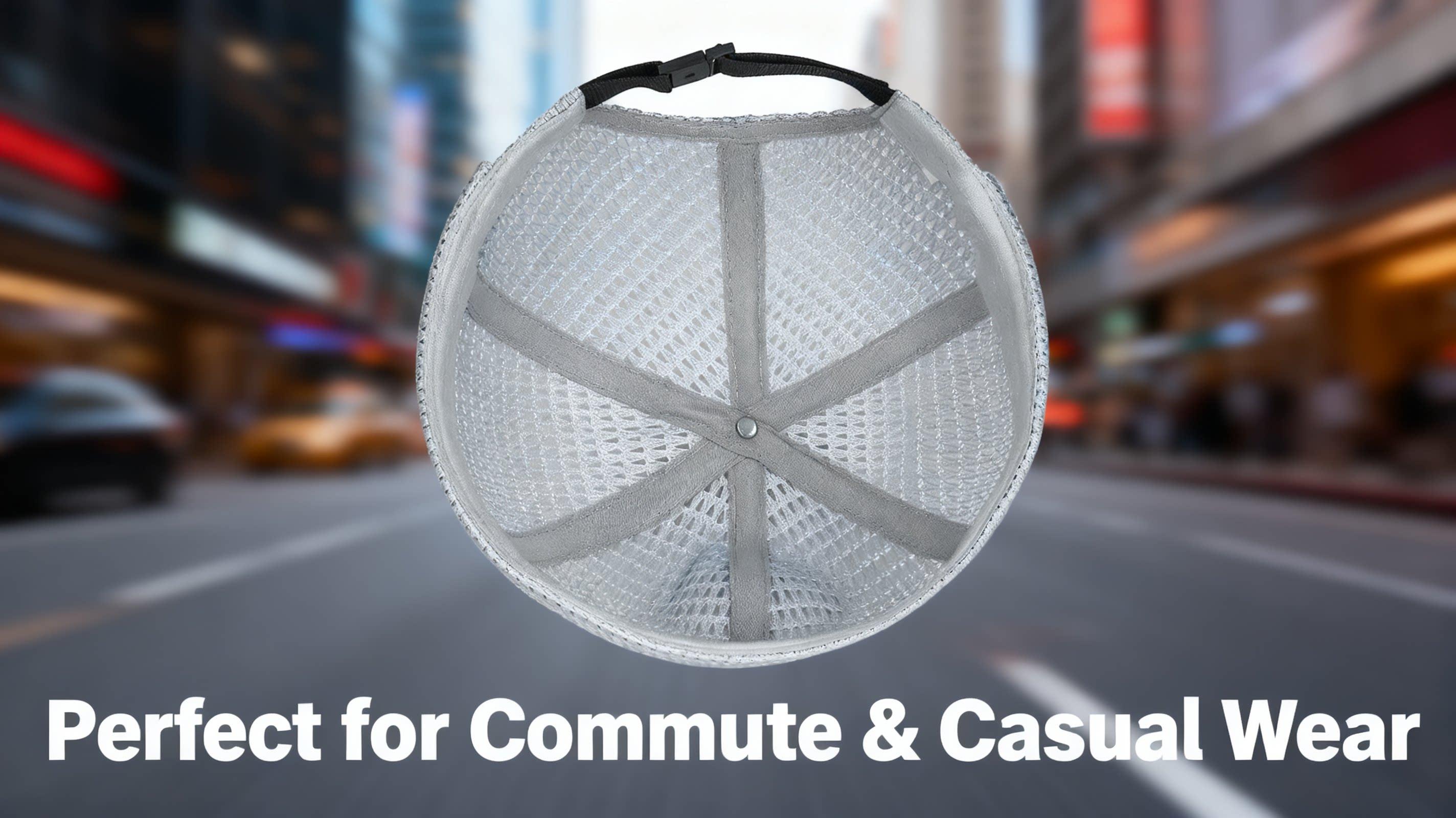 Summer New Large Grid Mesh Breathable Hat, Adjustable Hip Hop Unisex Cap, Stylish Personality Trucker Hat, Trendy Summer Accessory